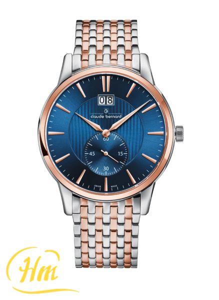 Claude Bernard Classic Gents Big Date Small Second 64005357RBUIR