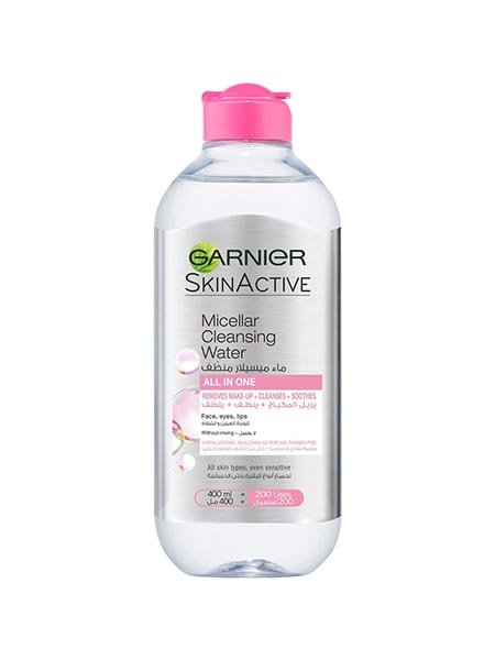 GARNIER MICELLAR CLEANSING WATER PINK 400ML