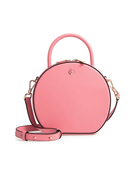 Kate Spade Andi Canteen Rococo Pink Leather Crossbody Handbag Purse