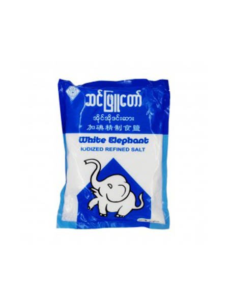 White Elephant Iodized Refined Salt 800 Grams