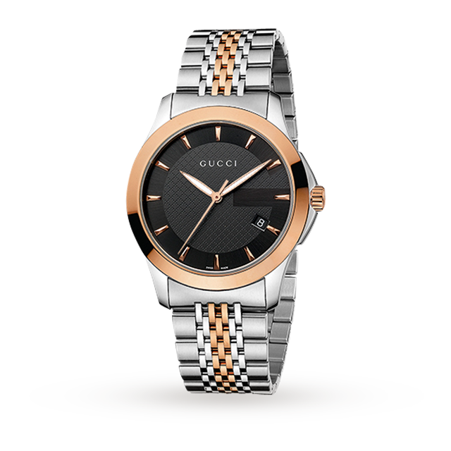GUCCI TIMELESS BI-COLOUR GENTS WATCH YA126410