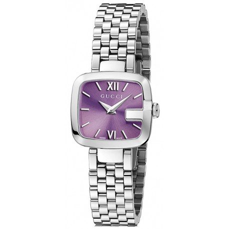 Gucci G-Gucci Purple Dial Watch YA125518
