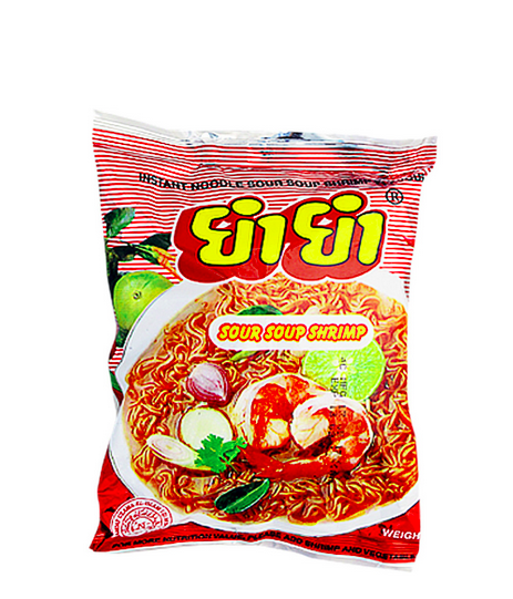 Yum Yum Sour Soup Shrimp Instant Noodles 60G