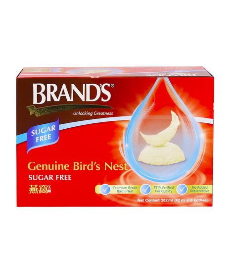 Brand's Bird's Nest Sugar Free 6 X 42 ML