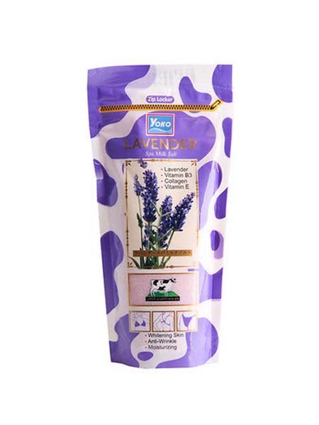 YOKO Lavender Spa Milk Salt Bath - 300g