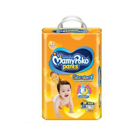 Mamypoko ကလေးသုံး ဒိုက်ပါဘောင်းဘီ - M36