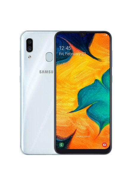 Samsung Galaxy A30 White (4GB-64GB)