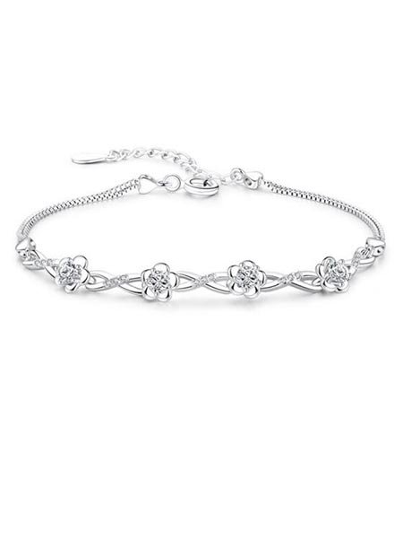 Flower Charm Bracelets