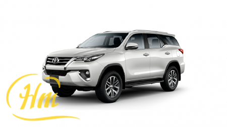 Toyota Fortuner White Pearl Crystal
