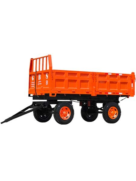 GBM-OT126(7 Ton Sidewall Cargo Transport 4 Wheel Farm Trailer)
