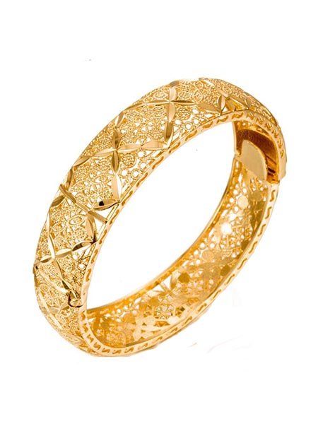 Luxury 24k Gold Color Ethiopian Jewelry Bangles