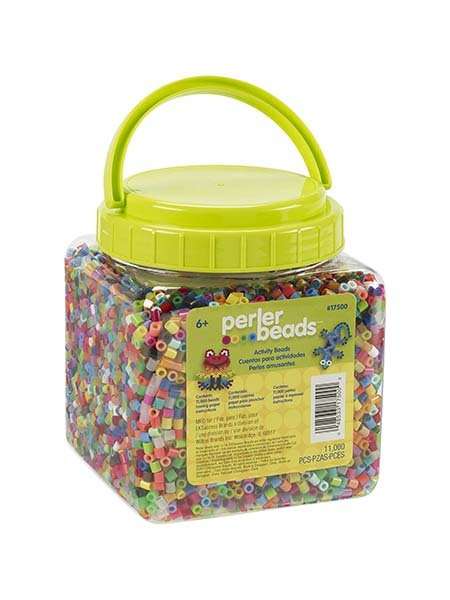 Perler Beads Assorted Multicolor Fuse Beads for Kids Crafts, 11000 pcs