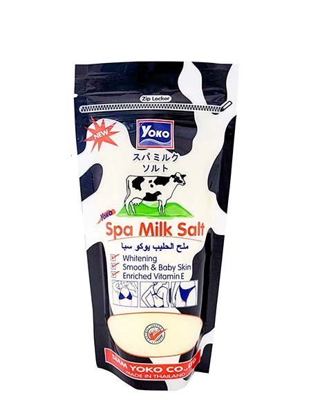 Yoko Spa Milk Salt Body Scrub with Vitamin E 300 G