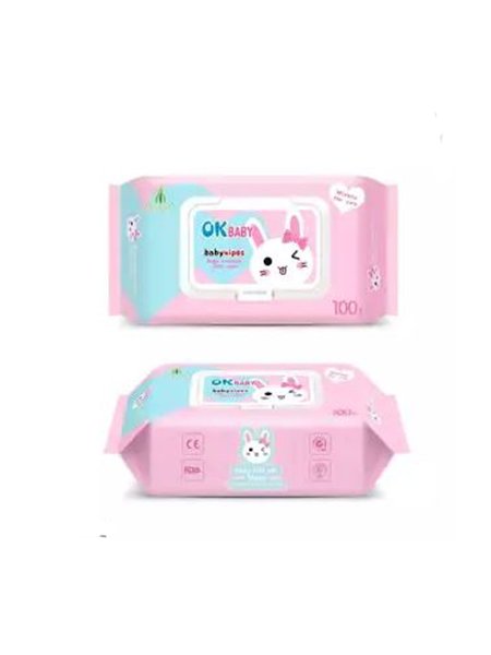 OkBaby baby wipes 100 Non-perfume