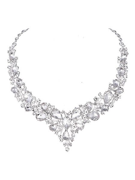 Molie Youfir Bridal Austrian Crystal Necklace