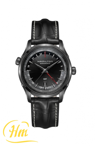 Hamilton JAZZMASTER GMT FULL BLACK LIMITED EDITION - H32685731