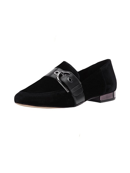 Michael Kors Cooper Slip-on Loafers Black Velvet With Buckle Size 8m