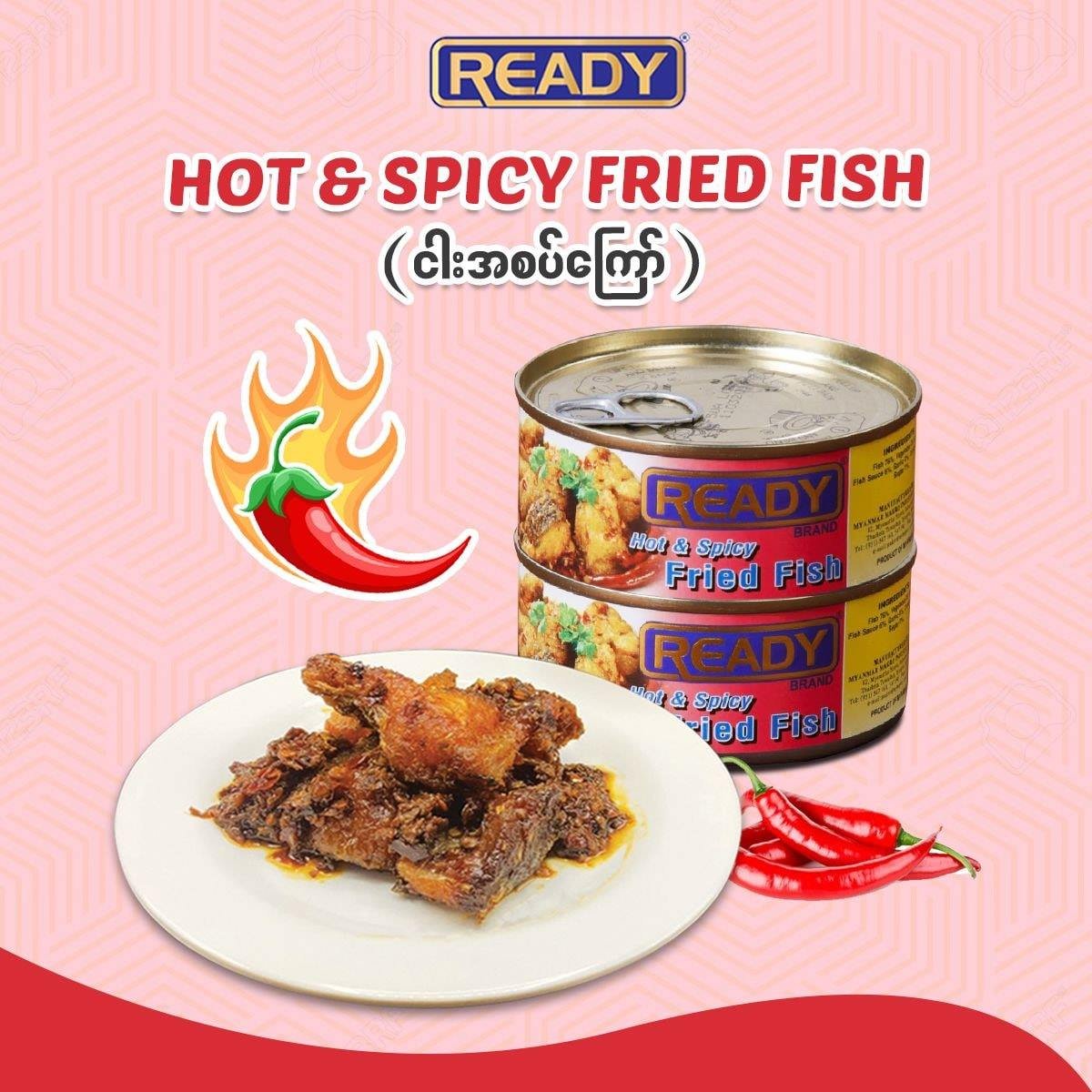 Ready Frish Fish Hot & Spicy 100Gm