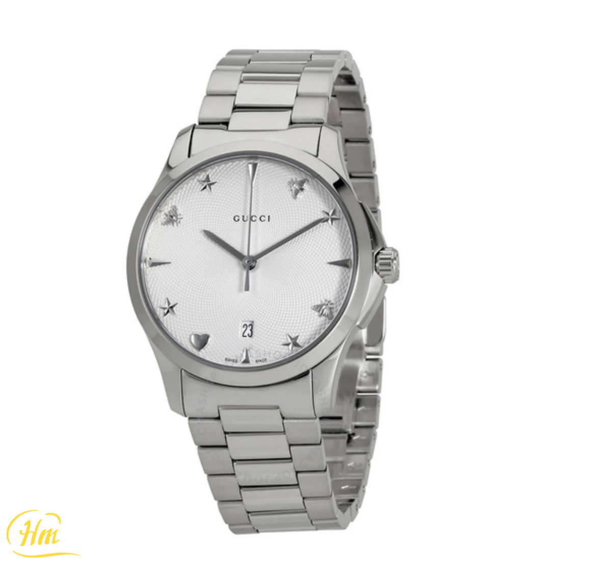 G-Timeless Silver Dial Stainless Steel Ladies Watch YA1264028