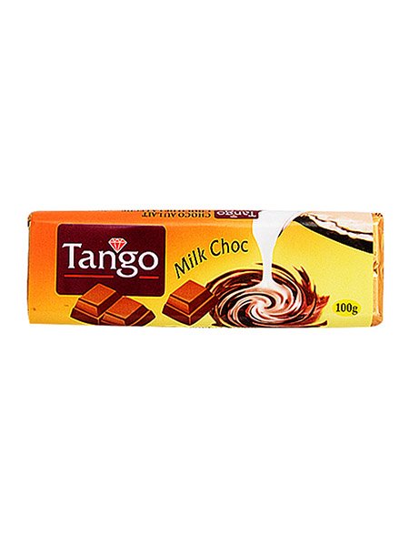Tango Chocolate Bar Milk 100 Grams