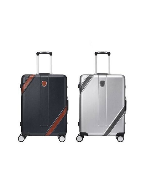 Polo Club 24inch Suitcase Navy or Gray TSA SPINNER PC-S8124