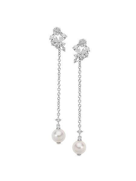 Long Pearl Earrings