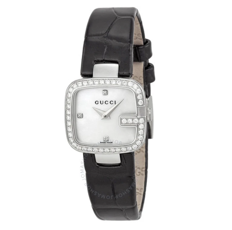 Gucci G-Gucci Mother of Pearl Diamond Watch YA125515