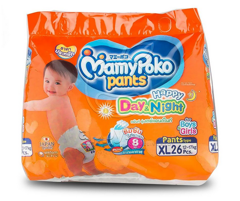 Mamy Poko ကလေးသုံး ဒိုက်ပါဘောင်းဘီ - XL26