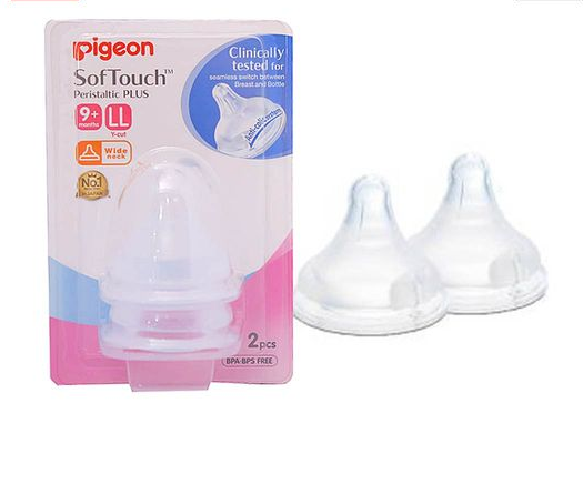 Pigeon Wide Neck Softouch Peristaltic Plus