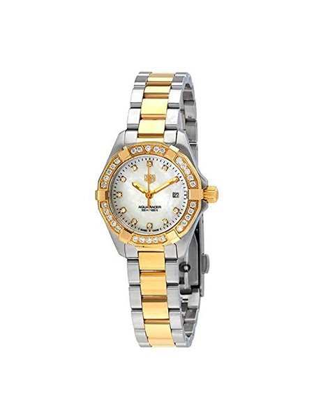 TAG HEUER AQUARACER WAP1452-BD0837 DIAMOND PEARL 18K ROSE GO