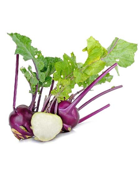 Purple kohlrabi