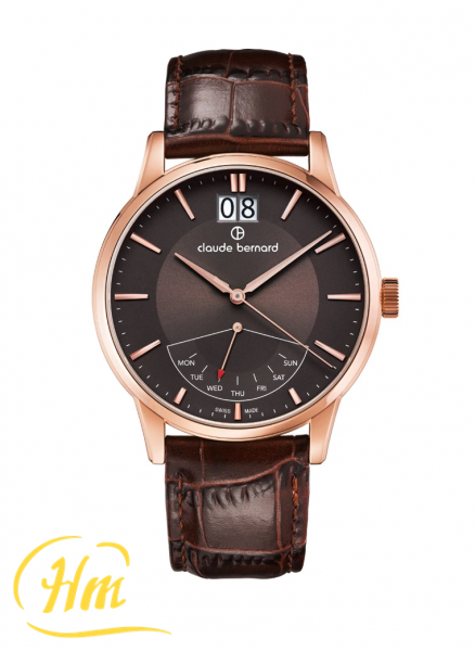 Claude Bernard Classic Big Date Retrograde 41001 37R BRIR