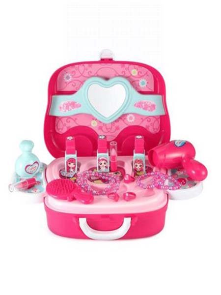 Little Girls Pretend Salon Makeup Kit And Cosmetic Pretend Play Set For Baby Girls