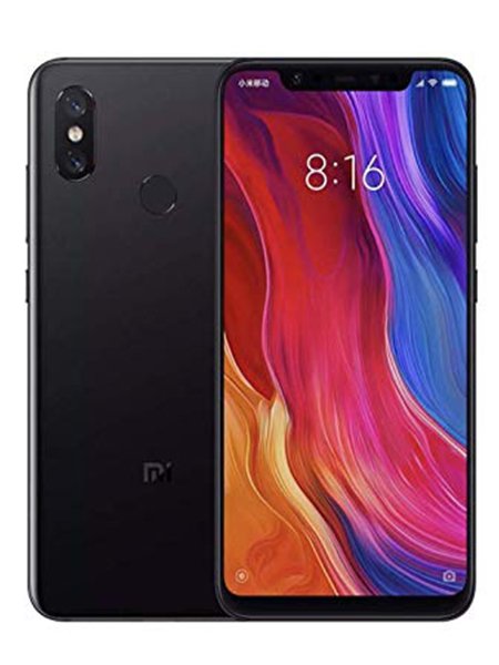 Mi 8 (6GB-128GB) Black  (Global Version)